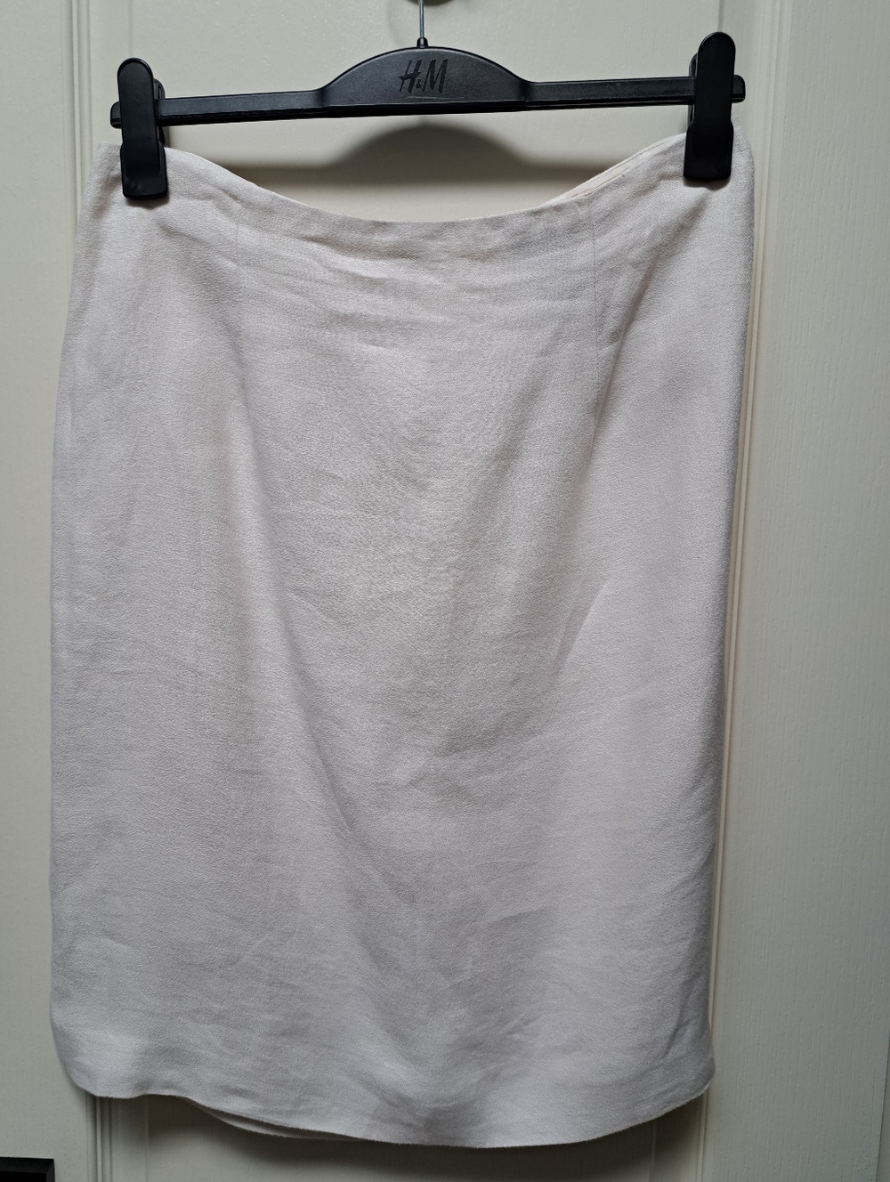 Louben Linen  Off-White Pencil Skirt